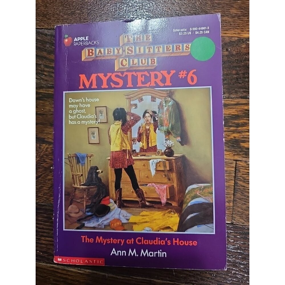The Babysitters Club Mystery #6 The Mystery at Claudia's House Vintage Book